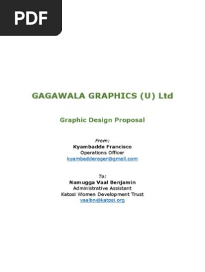 Gagawala Graphics Design Proposal
