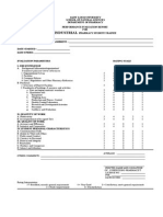 Performance Evaluation For Pharmacy Internship-1
