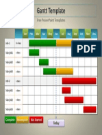 05 Gantt Powerpoint Template