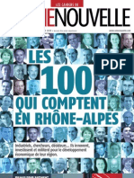Les 100 qui comptent en Rhône-alpes - supplément 3169
