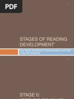 Chall's Stages of Reading Development