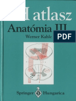 Werner Platzer SH Atlasz Anatómia III. Kötet