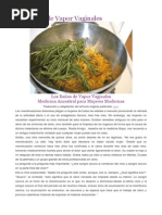 Baños de Vapor Vaginales