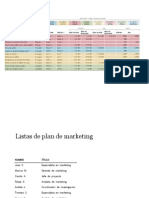 Descargar Datos Del Plan de Marketing o de Proyectos, Plantillas, Modelos, Formatos, Ejemplos, Excel1