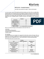 Bank SBI Main Exam 2011 Analysis