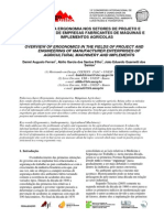 Artigo - Daniel Ferrari - 2013 - Panorama Da Ergonomia Nos Setores de Projeto e Engenharia de Empresas Fabricantes de Máquinas e Implementos Agrícolas