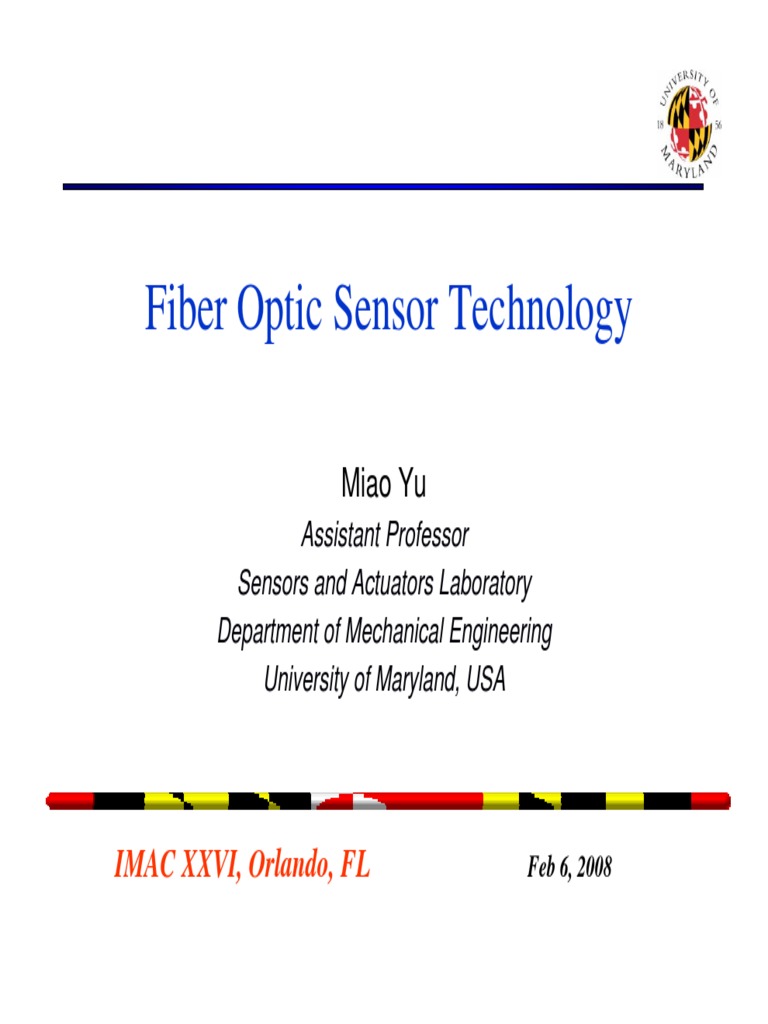Fiber Optic Sensor Technology | PDF