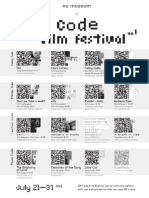 QR Code Film Festival Poster PDF