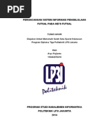 Download PERANCANGAN SISTEM INFORMASI PENGELOLAAN FUTSAL by Arya Pujianto SN234380600 doc pdf