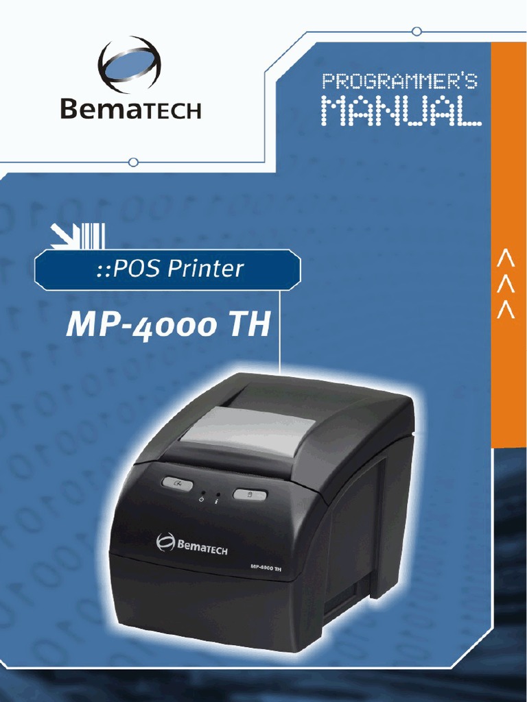 Manual Do Programador IMPRESSORA MP2500-TH | PDF | Computers