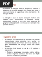 Formatação Do Trabalho Final