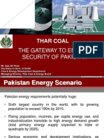 AJAZ ALI KHAN Secy Coal & Energy Dept. Sindh Govt., Thar Coal