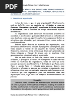 Estruturas organizacionais