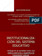 Institución Social