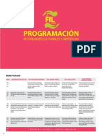 Fil-Lima Programacion Cultural 2014