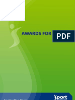 Awards For Sport: Application Form