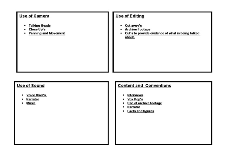 Techniques in Documentary Filmmaking | PDF