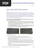 Cisco Catalyst 2960-X Series Switches - Product - Bulletin - c25-728262