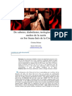 Sor Juana - de Saberes, Diabolismo, Teología y Otros Sueños de La Razón