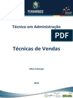 Caderno de ADM (Técnicas de Vendas)