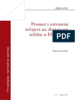 Promet I Ostvareni Te Ajevi Na Deviznom Tr'i (Tu U Hrvatskoj: Pregledi