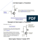 Transistor Como Interruptor PDF