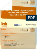 Digital Signage Informe Cuantitativo