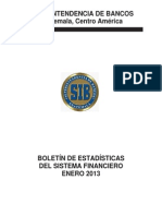 01 Boletín Mensual de Estadísticas Enero 2013