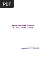 Download e2 e3 Quick Ref Material by dhanasekaran SN23441104 doc pdf