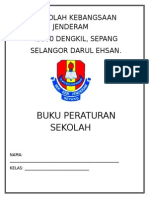 Buku Peraturan Sekolah SK Jenderam