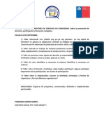 Plan de Trabajo Promotores de Derechos en Comunidad