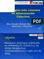 Clase 15 - Patologias Comunes en Alim. Colectiva