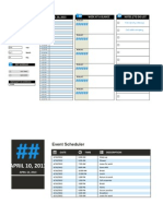 APRIL 10, 2013: APRIL 10, 2013 Week at A Glance Notes / To Do List