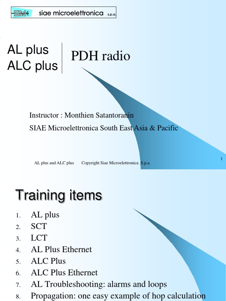 Al Plus - Alc Plus Overwiew | PDF | Power Supply | Modulation