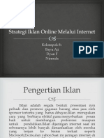 Strategi Iklan Online Melalui Internet