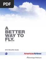 American Airlines Platimum Member Guide
