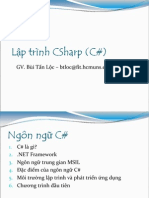 CSharp Week 1A NET Framework