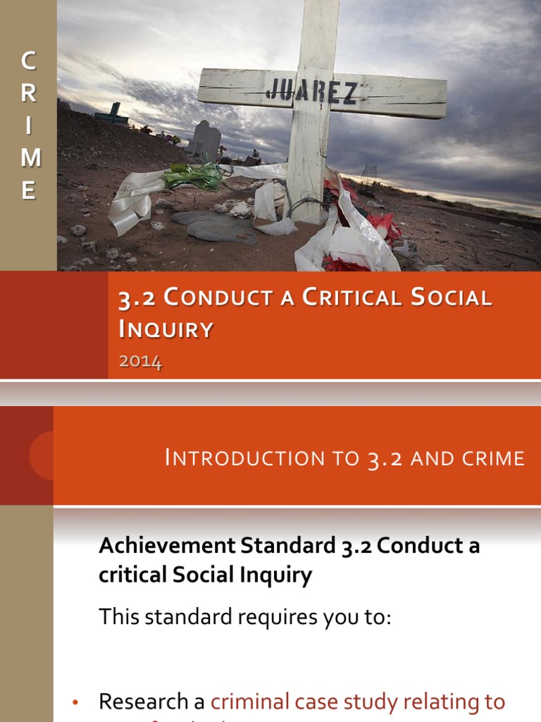 C R I M E: Onduct A Ritical Ocial Nquiry | PDF | Science & Mathematics
