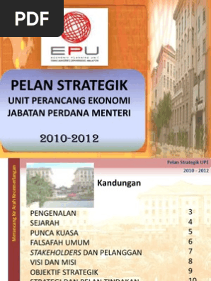 Pelan Strategik Epu Pdf