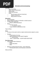 Basic Terminology in Structural Geology