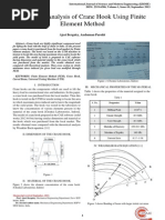 structural analysis of crane hook