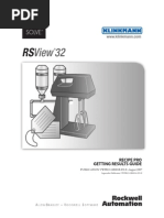 Rockwell Software RSView32 Recipe Pro Getting en 0811