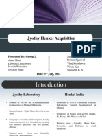 Jyothy Henkel Acquisition Presentation Analyzed