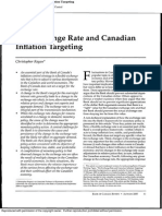 Exchange Rate and Inflation in Canada