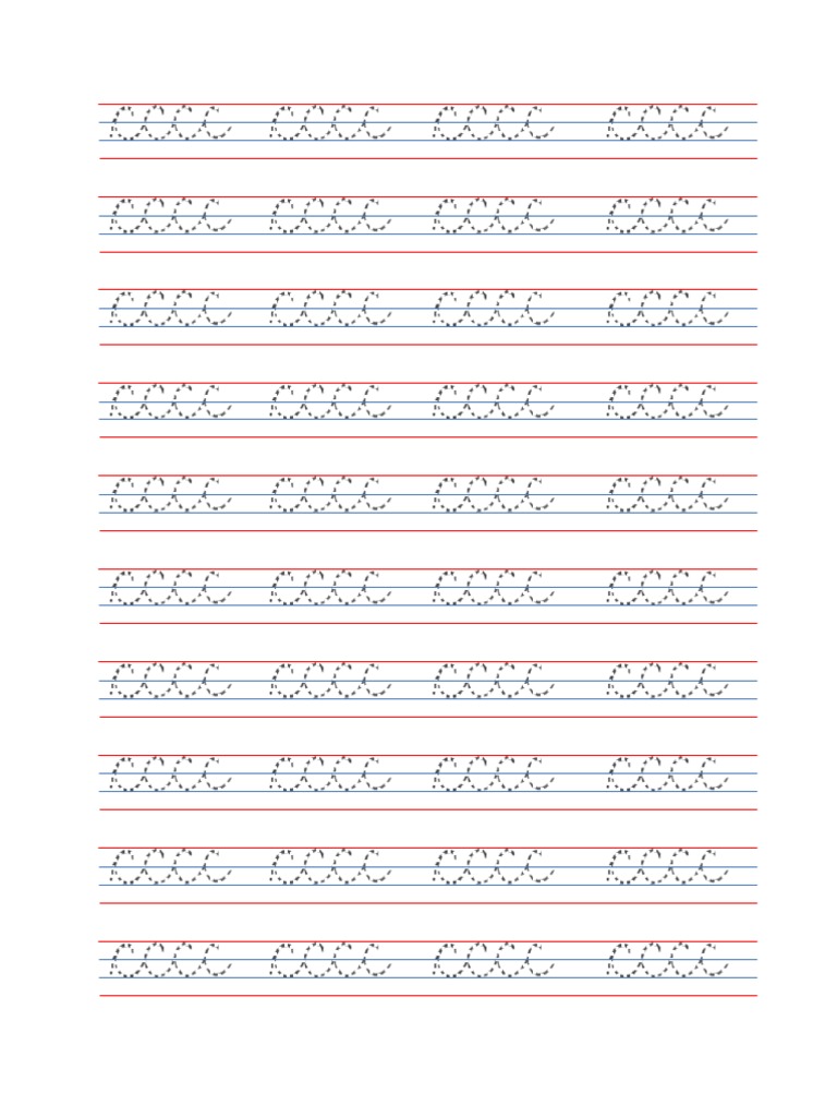Cursive C Pattern | PDF