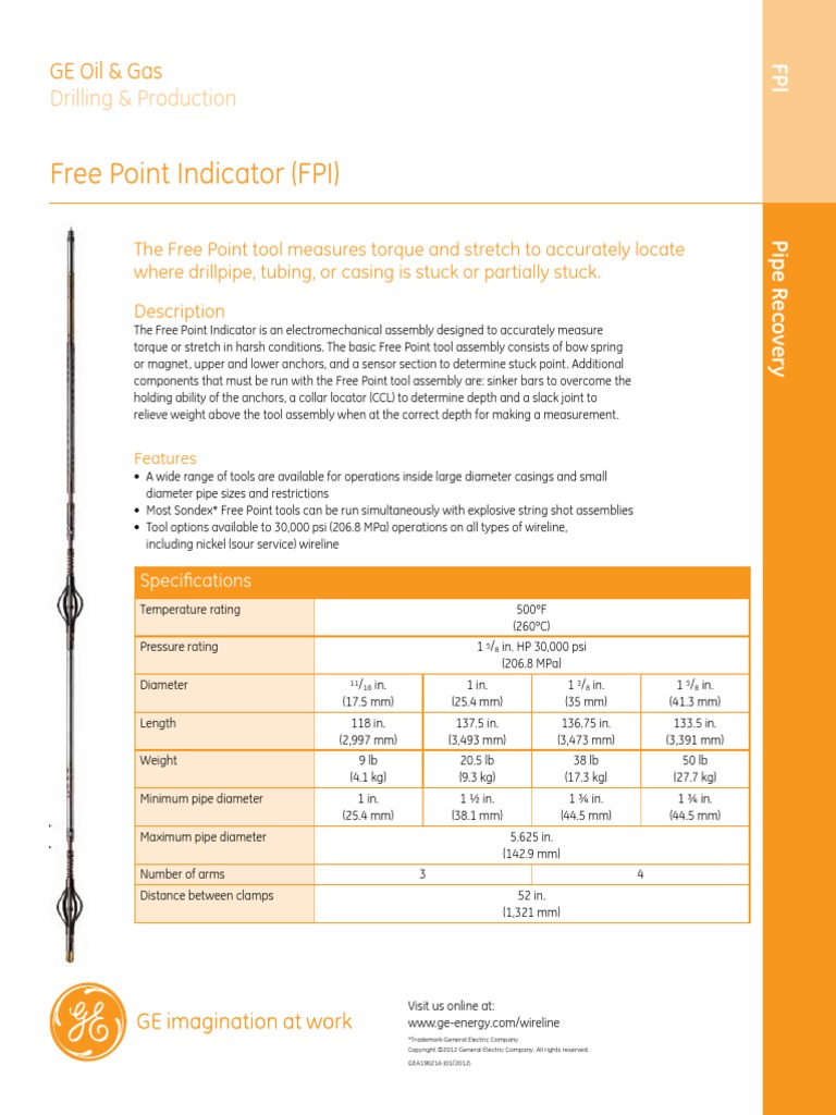 FPI Freepoint Indicator | PDF