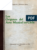Origenes Del Arte Musical Chileno
