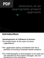 Download Selection of appropriate project approach-spm by api-26370766 SN23446982 doc pdf