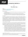 Coinometrics Briefing #1 - The 50% Club