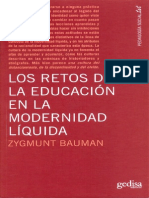 62449626 Los Retos de La Educacion en La Modernidad Liquida